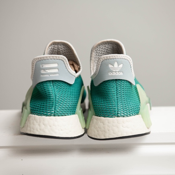 Adidas NMD X Pharrell Human Race Mens Sz 10.5 Shoes Dash Green Athletic Sneakers main image 6